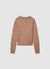 Crew neck jumper with dotted pattern