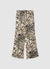 Palazzo trousers with zebra print