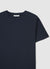 Plain-coloured crew neck T-shirt