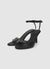 Heeled sandals with ankle strap