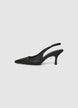 Slingback από δέρμα - 36