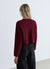 Cardigan crop in maglia con fiocchi