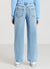 Jeans straight con strappi