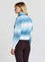 Turtleneck jumper with gradient pattern