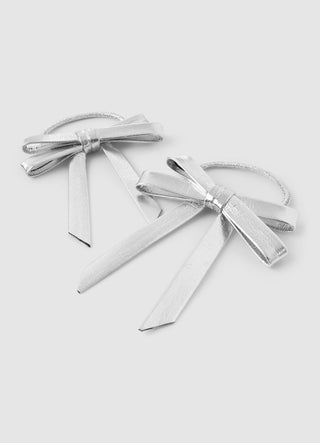Pack 2 elastici per capelli con fiocchi