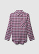 Checked flannel shirt - XS