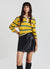 Gonna-pantalone similpelle borchie