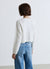 Cardigan crop in maglia con fiocchi