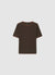 T-shirt in maglia con profili a contrasto