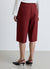 Bermuda shorts with pleats and French pockets