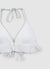 Frill triangle beach bra