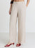 Linen-blend palazzo trousers