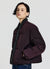 Padded jacket with contrasting collar