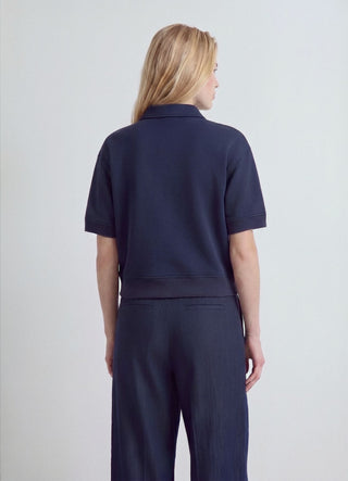 Polo T-shirt with zip