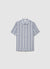 Camicia a righe maniche corte relaxed fit