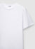Uni-T-Shirt aus strukturiertem Stoff