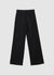 High-waisted palazzo jeans with decorative buttons