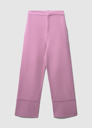 Palazzo trousers with elasticated back