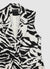 Gilet lungo zebrato