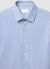 Camicia a righe e microfantasia rombi