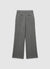 Pantaloni palazzo con pinces e motivo spinato