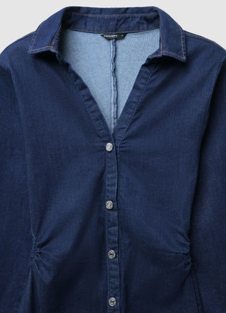 Vestito lungo in denim