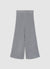 Wide-Leg-Hosen aus einfarbigem Strickstoff