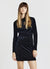 Vestito corto ciniglia pois