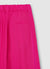 Linen-blend palazzo trousers