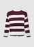 Ribbed striped jumper