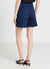 Solid colour tailored bermuda shorts