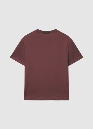 Plain-colour crew neck T-shirt