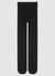 Ribbed tights with applied bows