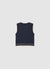 Gilet in maglia con profili a contrasto
