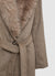 Cappotto collo pelliccia sintetica