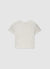 Solid colour ribbed pyjama set with scalloped edges