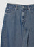 Balloon jeans with side stripes