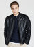 Faux leather biker jacket