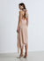 Langes Lingerie-Kleid mit Spitze