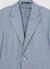 Linen-blend single-breasted jacket