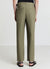 Plain trousers with buckle