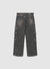 Jeans cargo a gamba dritta
