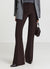 Stretch flare trousers