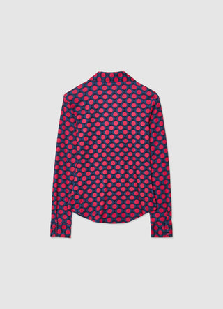 Camicia avvitata fantasia geometrica