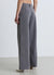 Pantaloni palazzo con strass allover