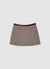 Mini pants with belt
