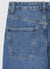 Jeans mit geradem Bein und hoher Taille