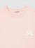 T-shirt con ricamo fiore e stampa botanica