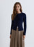 Cardigan à torsades avec boutons