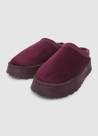 Sabot platform con impunture decorative